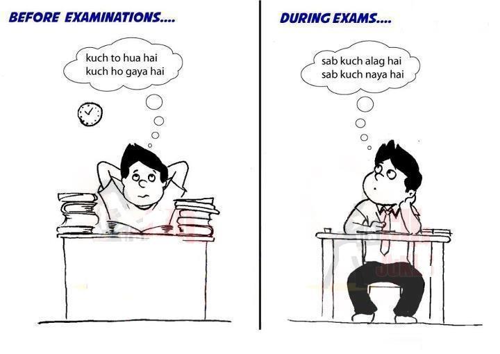 Before and During Exam