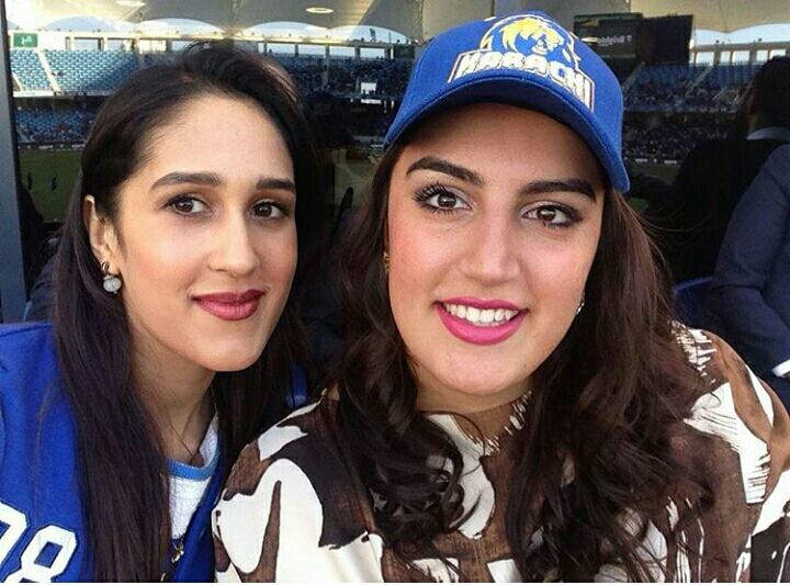   Mira Sethi     &amp;     Bakhtawar Bhutto     Supporting Karachi Kings - Cricket--Mira-Sethi--and--Bakhtawar-Bhutto--Supporting-Karachi-Kings-11178