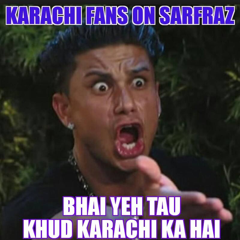 Karachi Fanz On Sarfraz - Cricket Images & Photos - 800 x 800 jpeg 59kB