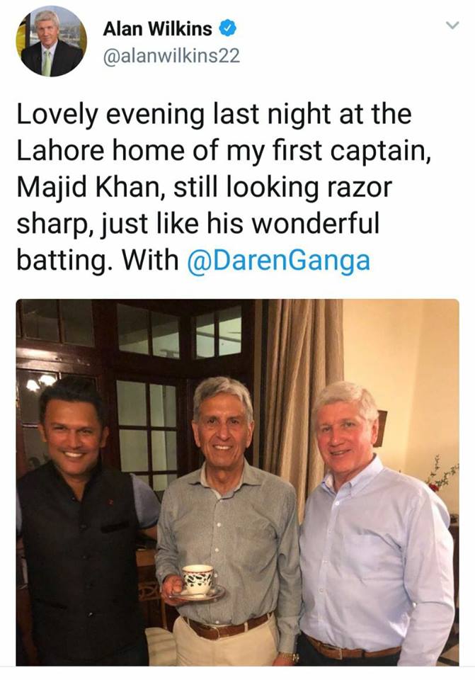 psl commentators alan wilkins & darren ganga in lahore with