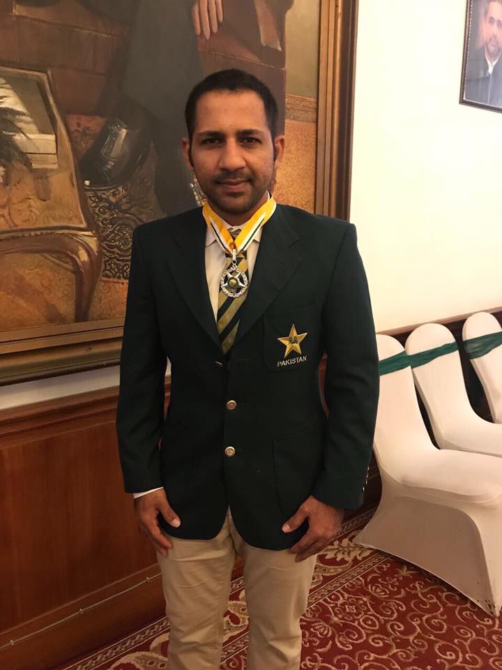 Pakistan Captain Sarfraz Ahmed Awarded The 'Sitara-e ... - 720 x 960 jpeg 64kB