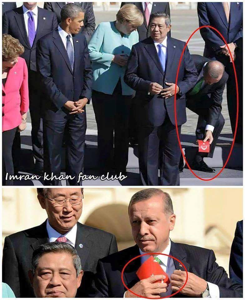 Recep Tayyip Erdogan Love For His Flag