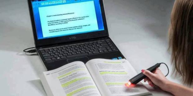 Scanmarker is a pen shaped scanner