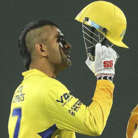 Ms Dhoni New Hair Style Sports Images Photos