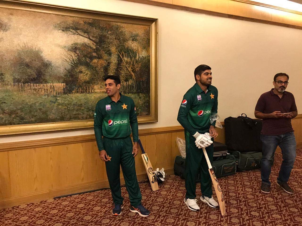 Pakistan & Sri Lanka Players Photo Shoot At Pearl Continental, Karachi