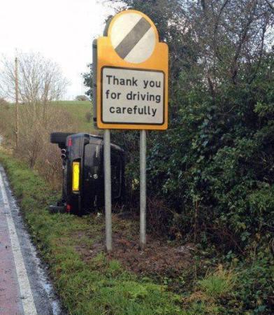 Carefully drive