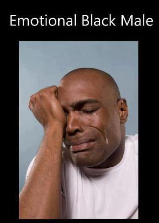 Emotional Black Male