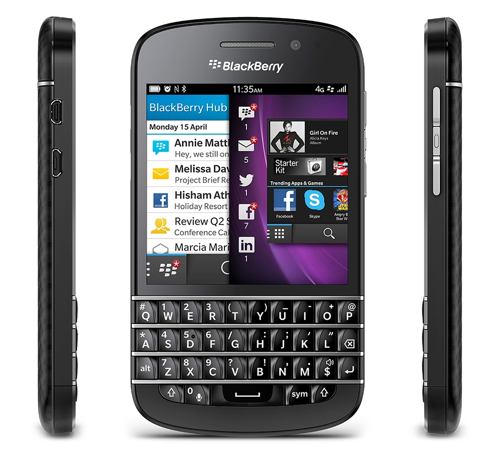 #9 The BlackBerry Q10 is the best keyboard phone you can buy