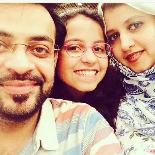 Aamir Liaquat with Wife and Daughter