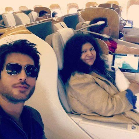 Abida Perveen And Imraan Abbas In Emirates Airline