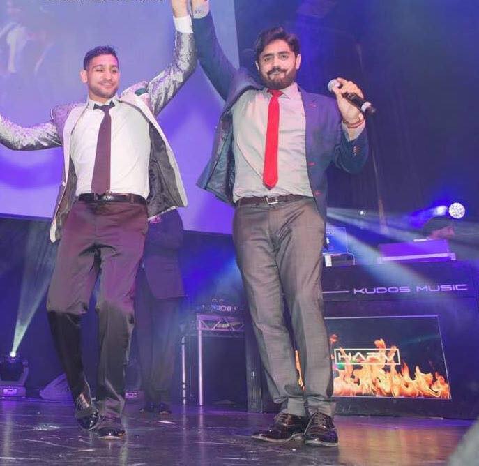 Abrar Ul Haq & Amir Khan At Charity Event In London