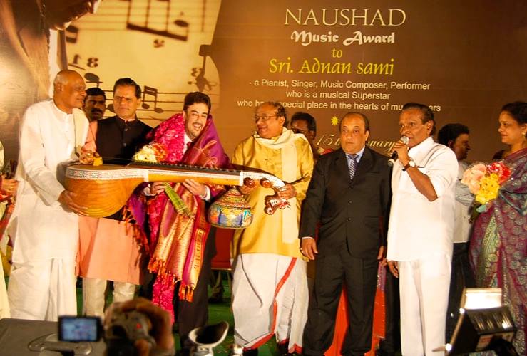 Adnan Sami Receives Naushad Music Award
