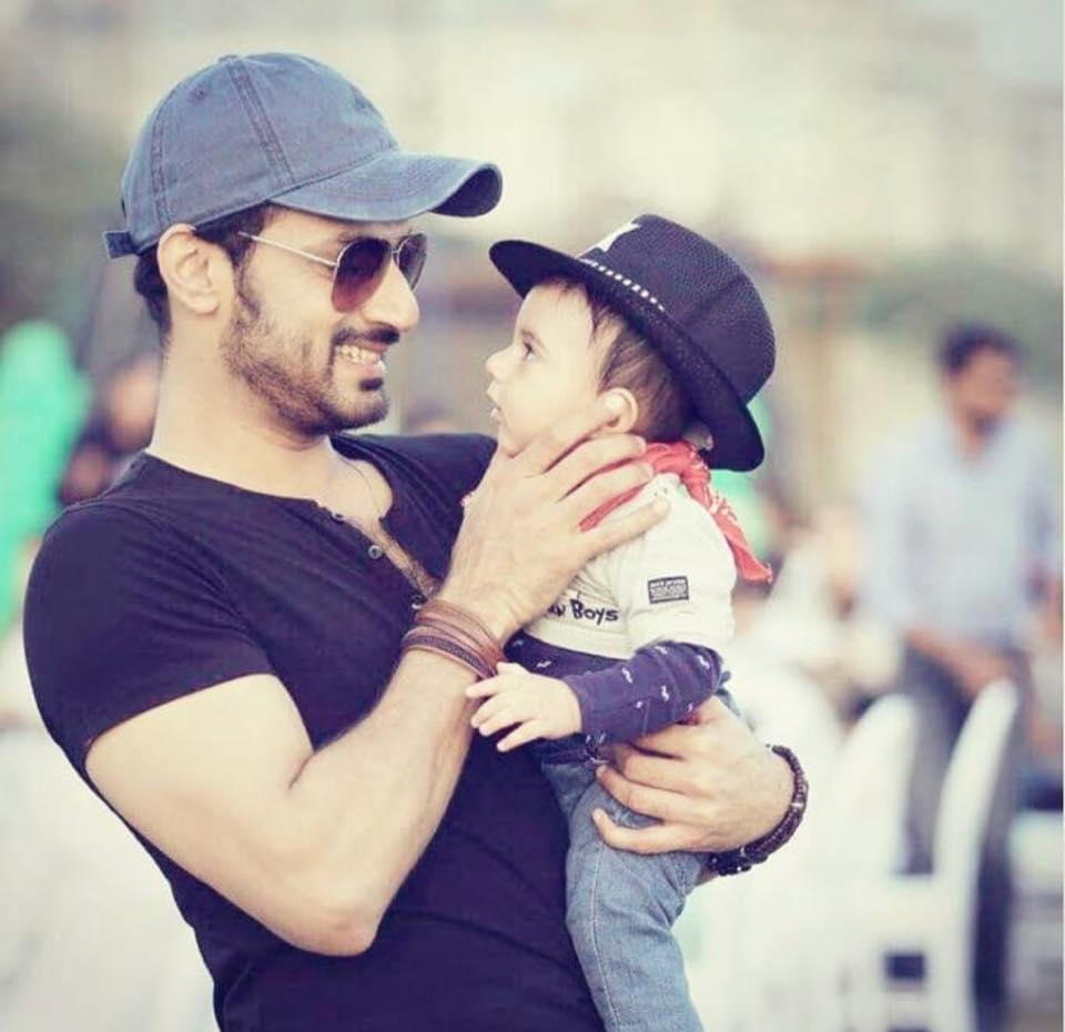 Adorable Shot Of Zahid Ahmed With His Son