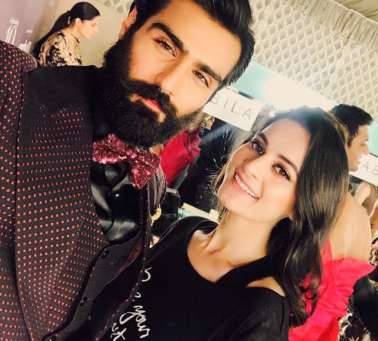 Aiman Khan With Hasnain Lehri