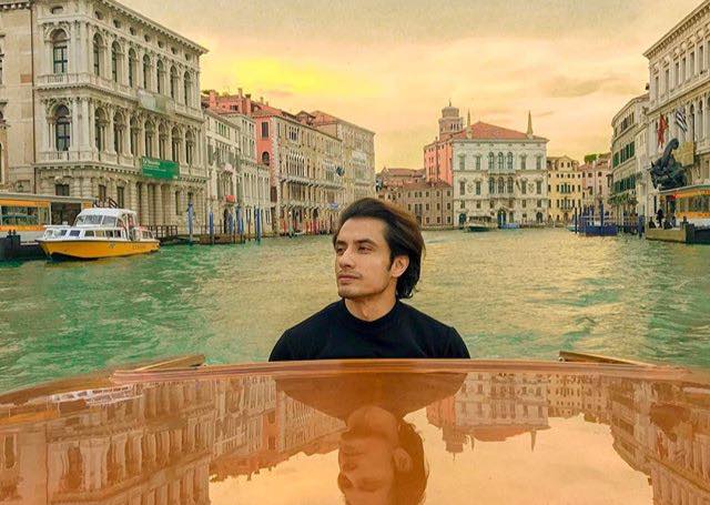 Ali Zafar In Venice, Italy