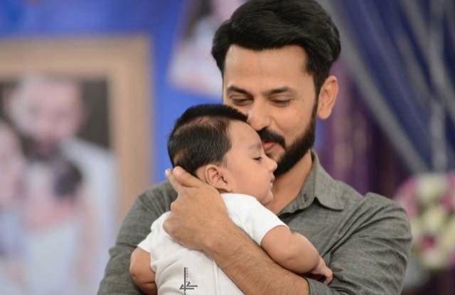 Bilal Qureshi With His Baby Boy