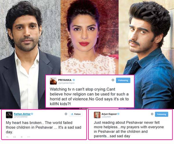Bollywood Celebrities Condemns Peshawar School Attack