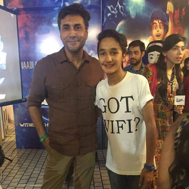 Child Star Zuhab Khan With Adnan Siddiqui