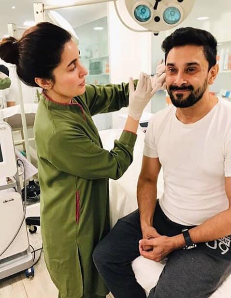 Dr. Shaista Lodhi Getting Rid Of Mani’s Wrinkles At Her Clinic