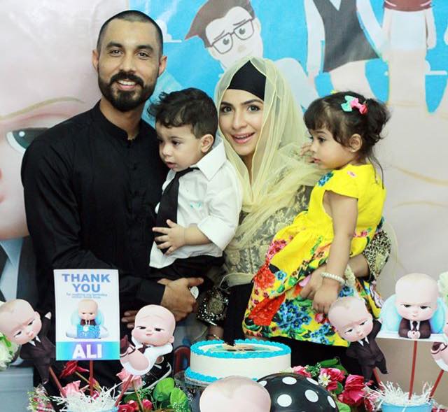 Dua Malick & Sohail Rizvi Celebrating Their Son's First Birthday