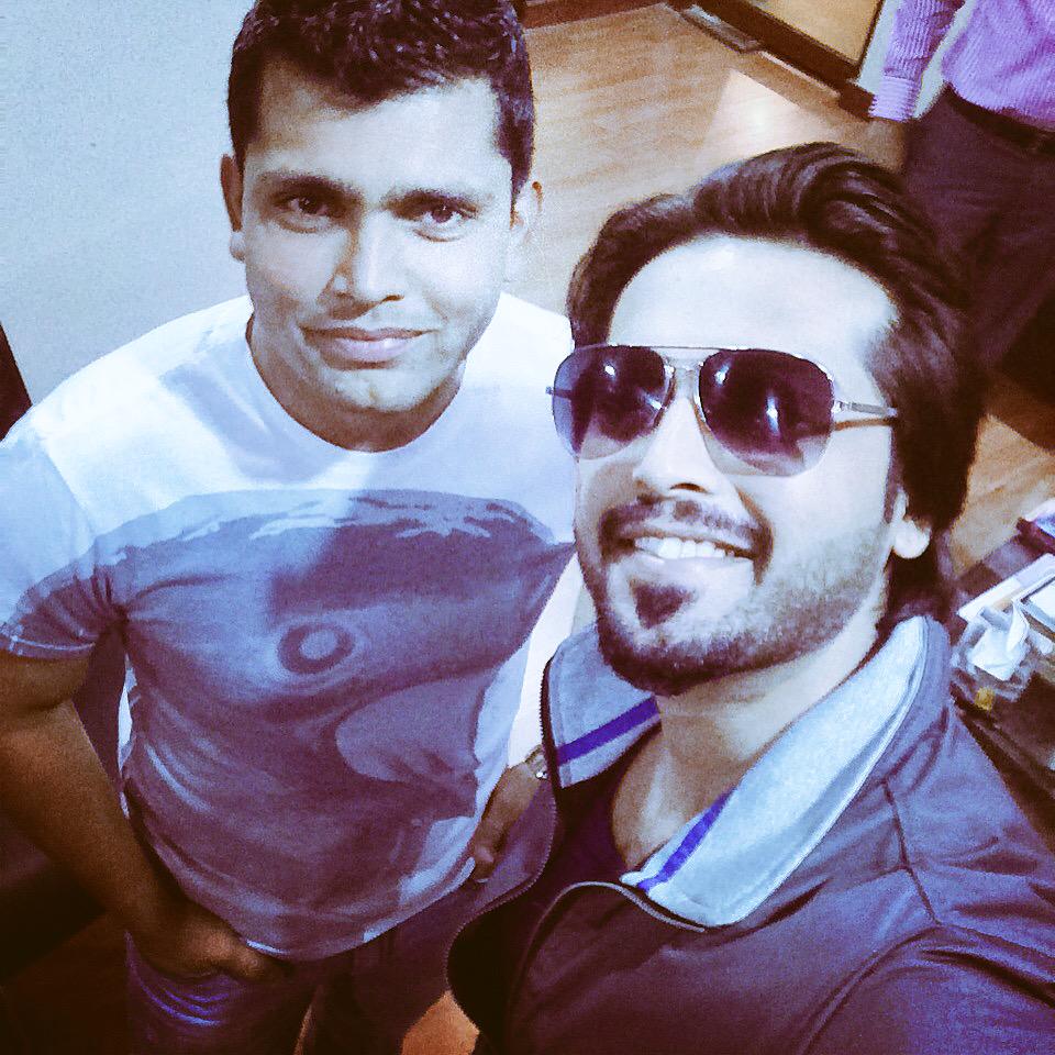 Fahad Mustafa With Kamran Akmal
