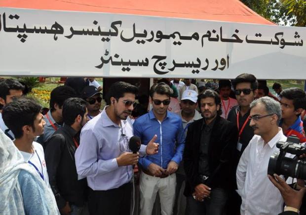 Fawad Afzal Khan With Cancer patients