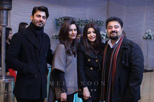 Fawad And Ahmed Butt With Their Wives