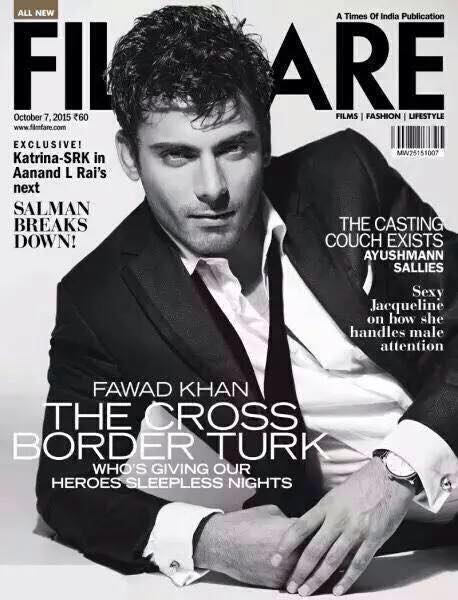 Fawad Khan on Filmfare's cover