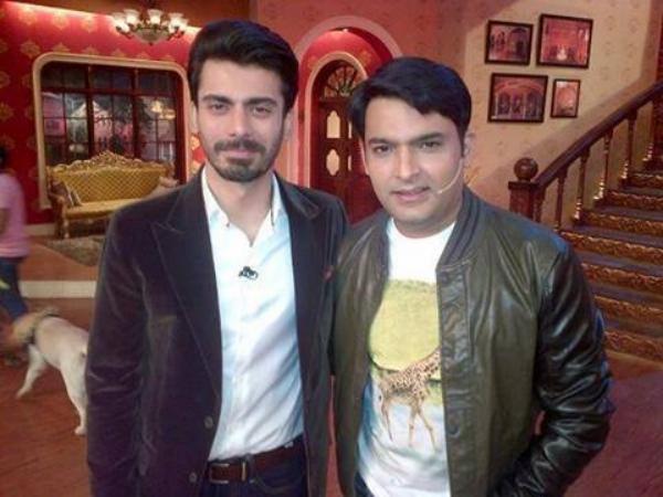 Fawad Khan with Kapil Sharma On Comedy Nights With Kapil