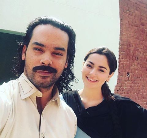 Gohar & Hania On The Sets Of Upcoming Project