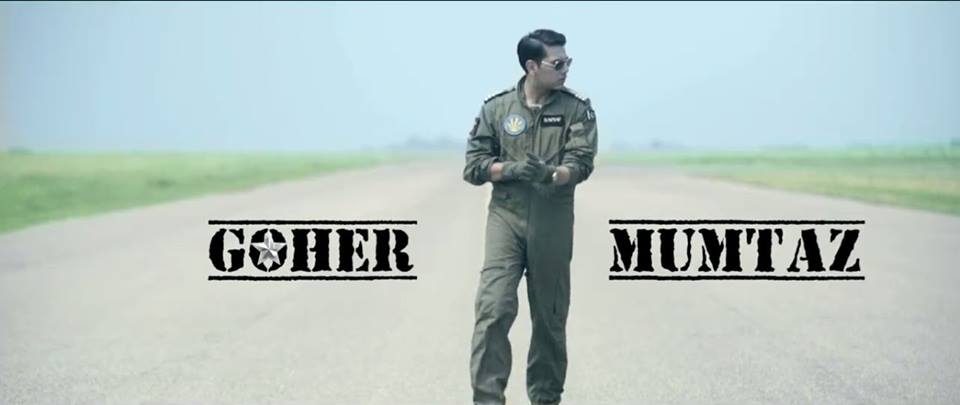 Goher Mumtaz Look in PAF Song Ooncha