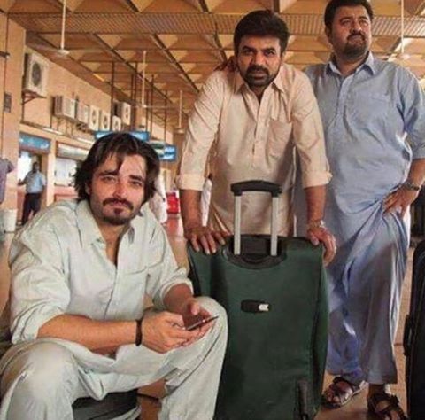 Hamza Abbasi, Vasay Chaudhry & Ahmed Butt At Karachi Airport