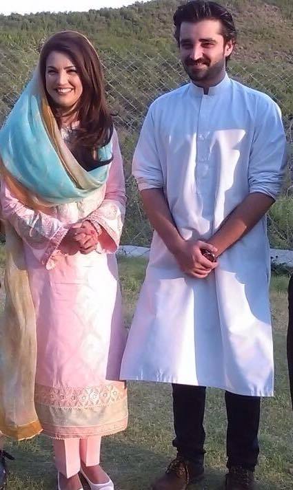 Hamza Ali Abbasi With Reham Khan