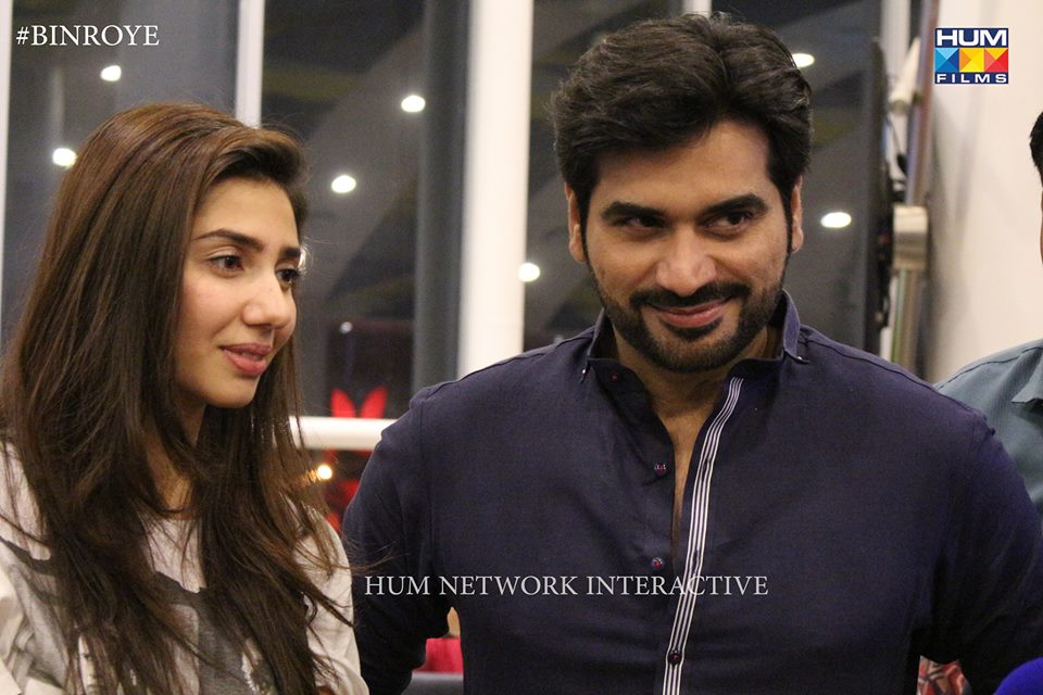 Humayun Saeed‬ and ‪‎Mahira Khan‬ At Nueplex