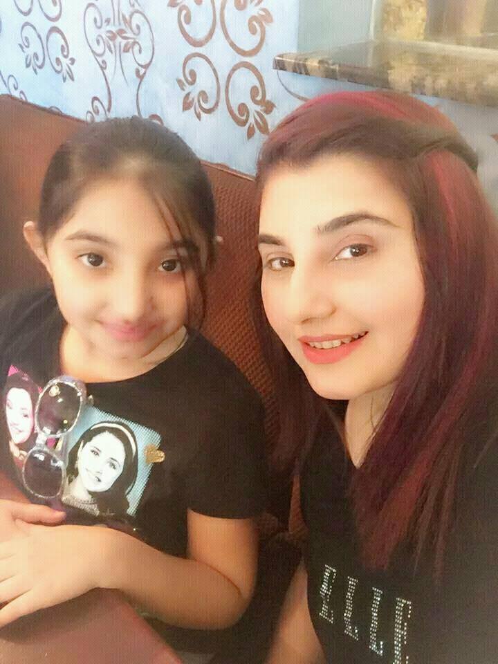 Javeriya Saud With Her Daughter
