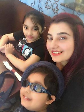 Jawaria Saud‬ With Her Kids