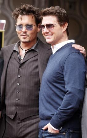 Johnny Depp, Tom Cruise Snapped together