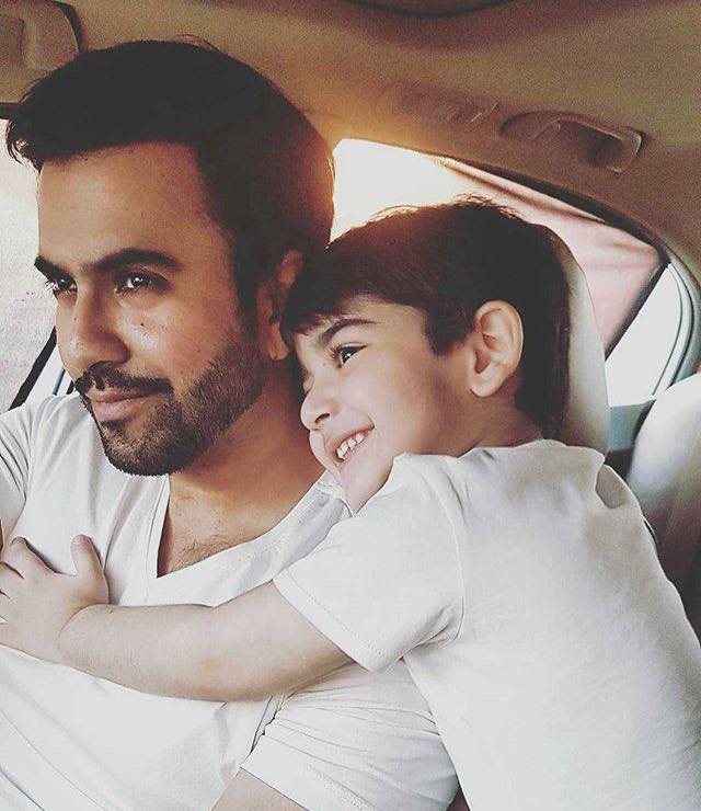 Junaid Khan With His Cute Son