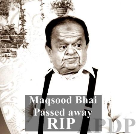Maqsood Tv Actor (Quddusi Sahab Ki Bewa) Passed Away