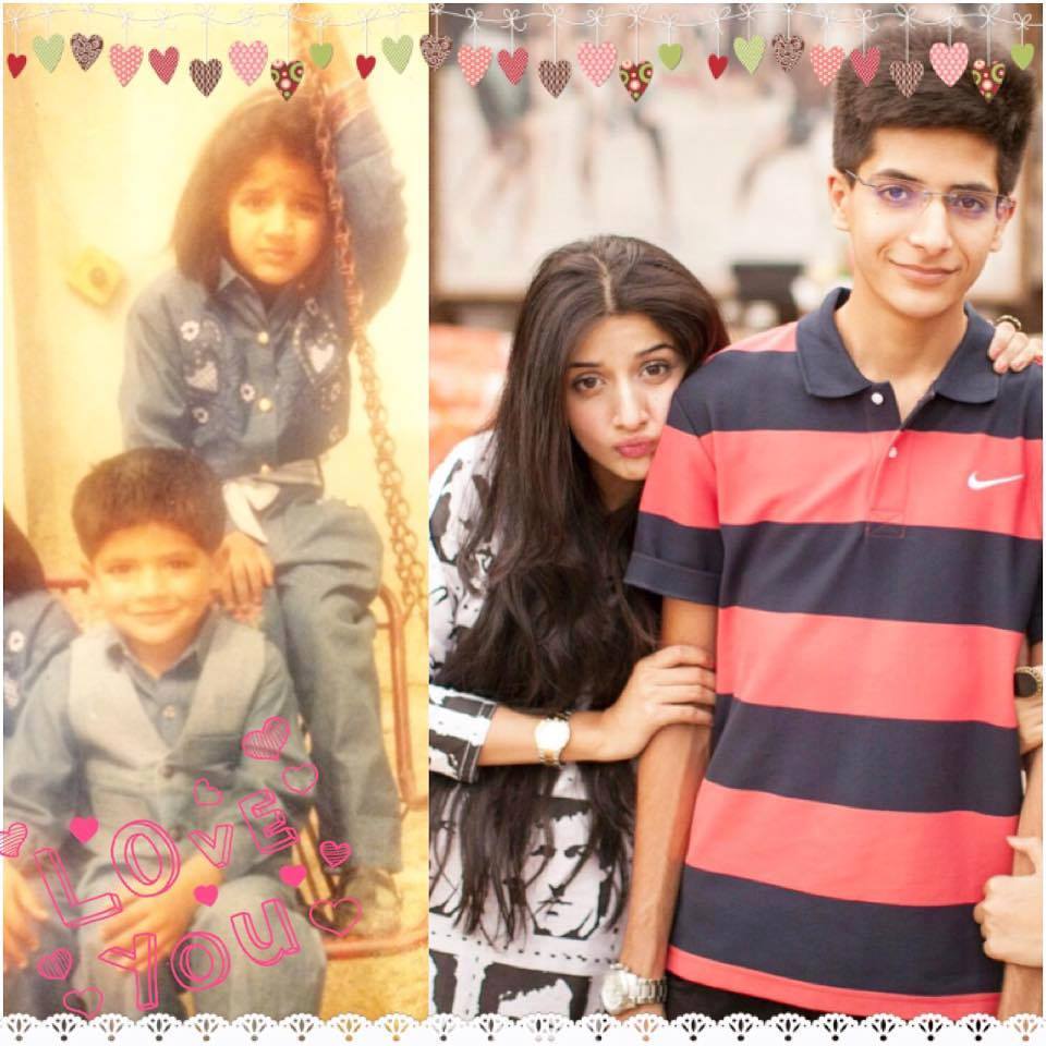 Mawra Hocane With Her Younger Brother