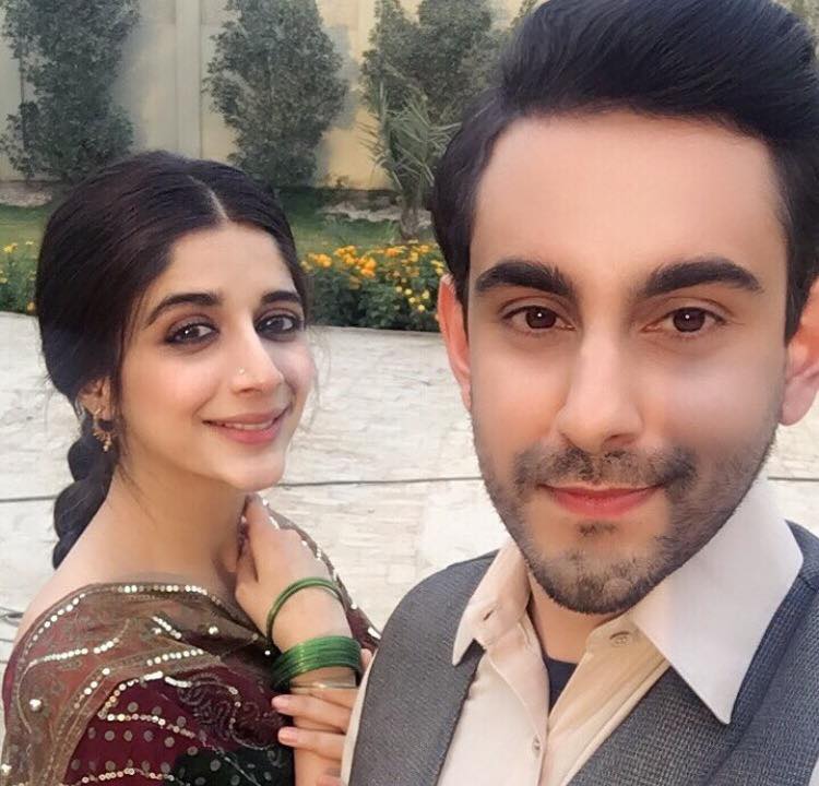 Mawra Hocane & Bilal Khan During Shooting
