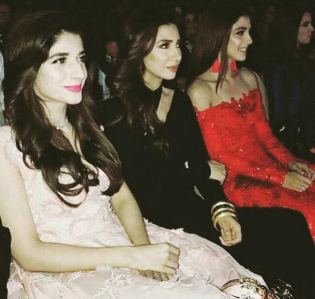 Mawra, Mahira & Maya At Lux Style Awards