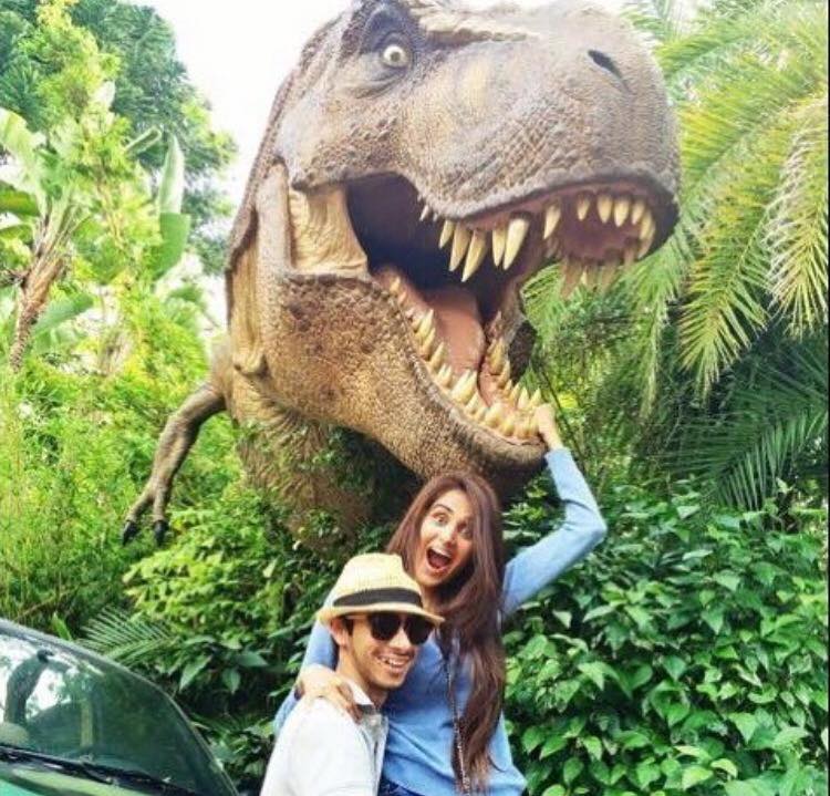 Mehreen Syed With Her Nephew