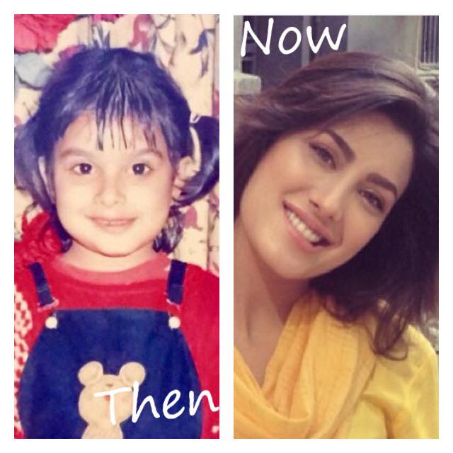 Mehwish Hayat Childhood Picture