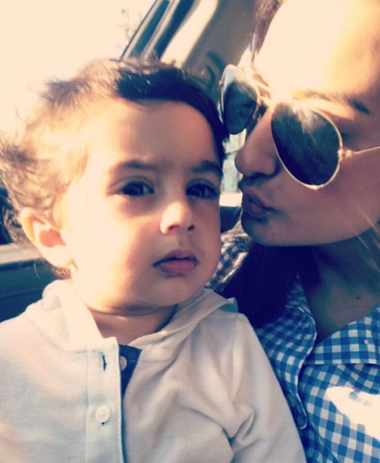Momal Shiekh With Her Son Ibrahim