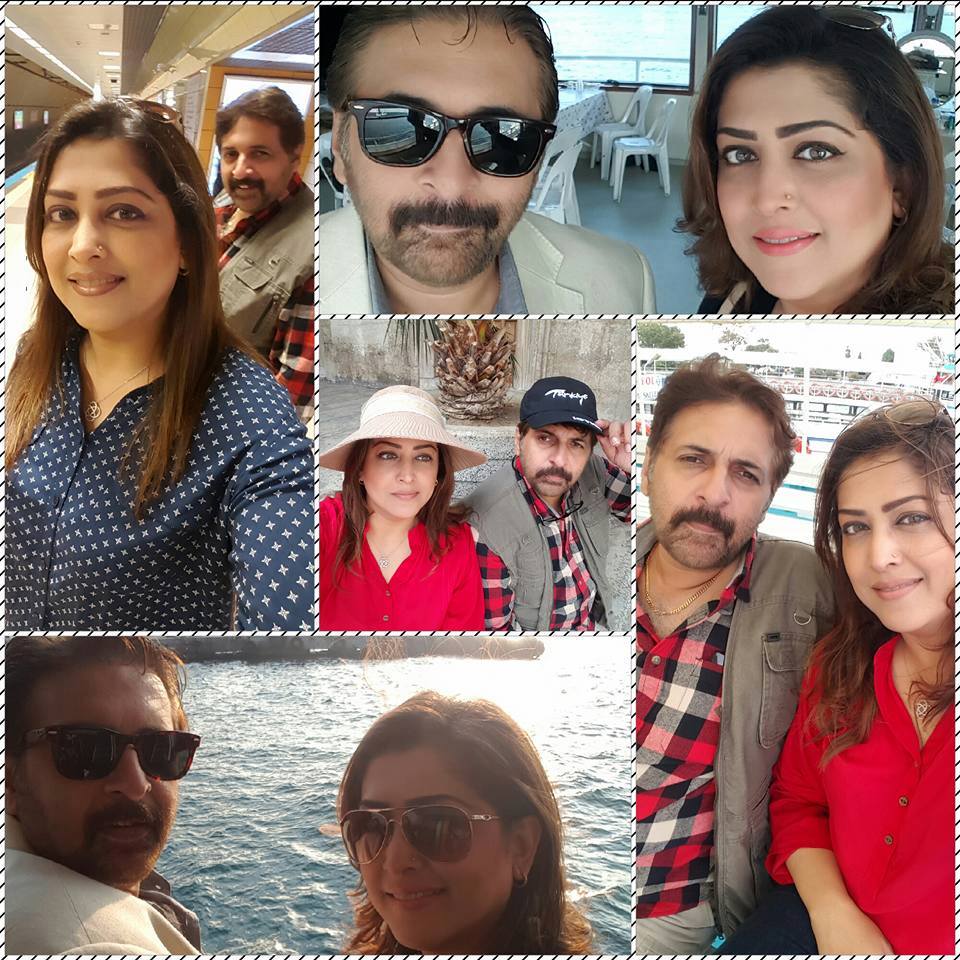 Most graceful celebrity couple Qaisar Khan and Fazila Kazi