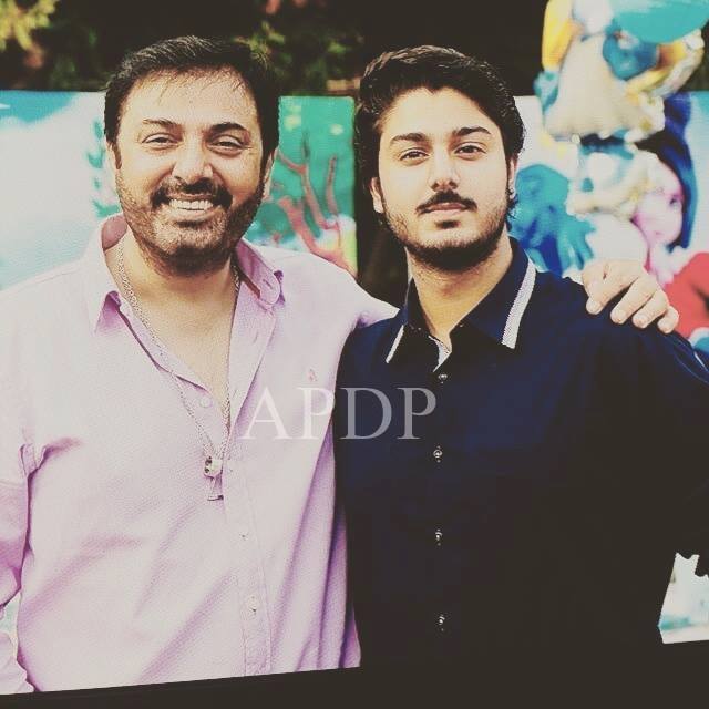 Nauman Ijaz With His Elder Son
