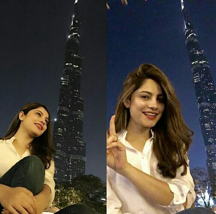 Neelum Muneer at Burj Khalifa