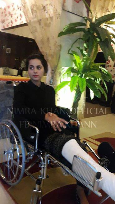 Nimra Khan Recovering