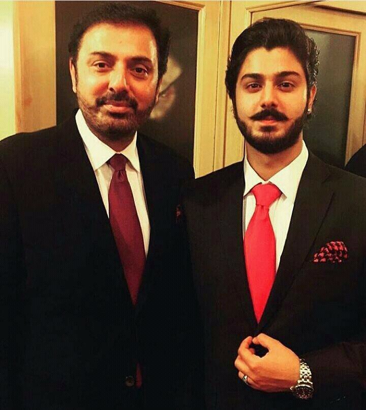Noman Ejaz‬ With His Son ‪‎Zaviyar‬